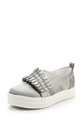 LOST INK  LANA PLEATED DETAIL SLIP ON PLIMSOLL