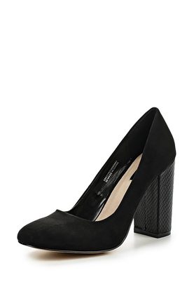 LOST INK  FRAN BLOCK HEELED ROUND TOE