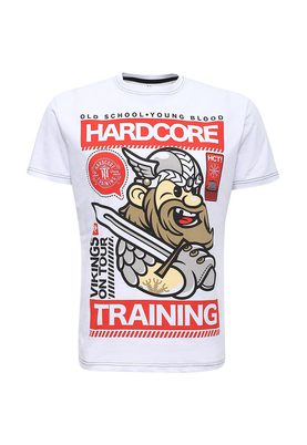 Hardcore Training  VIKINGS ON TOUR T-SHIRT white