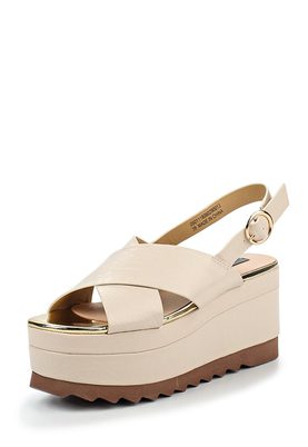 LOST INK  MYRA CLEATED FLATFORM SANDAL