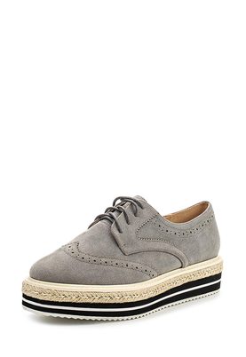 LOST INK  HELENE BROGUE FLATFORM FLAT SHOE