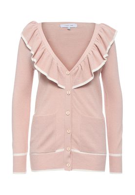 LOST INK  JEANIE RUFFLE COLLAR CARDIGAN